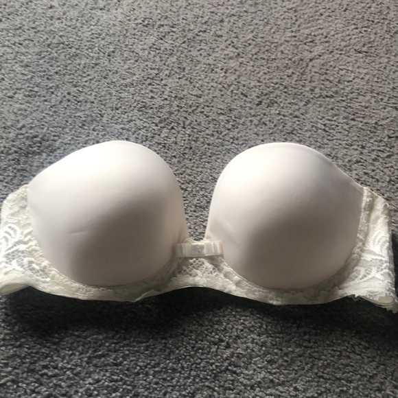 NWOT Simon Peter strapless cream bra. New never worn. No tags. - Picture 1 of 4